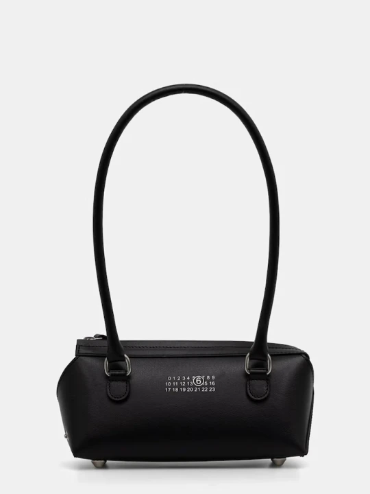 Zdjęcie produktu MM6 Maison Margiela torebka bagietka damska skórzana czarny