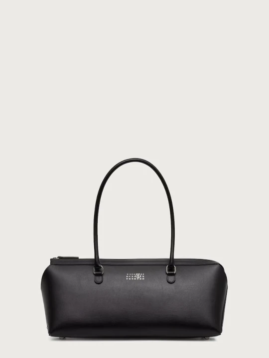 Zdjęcie produktu MM6 Maison Margiela torebka bagietka damska skórzana czarny