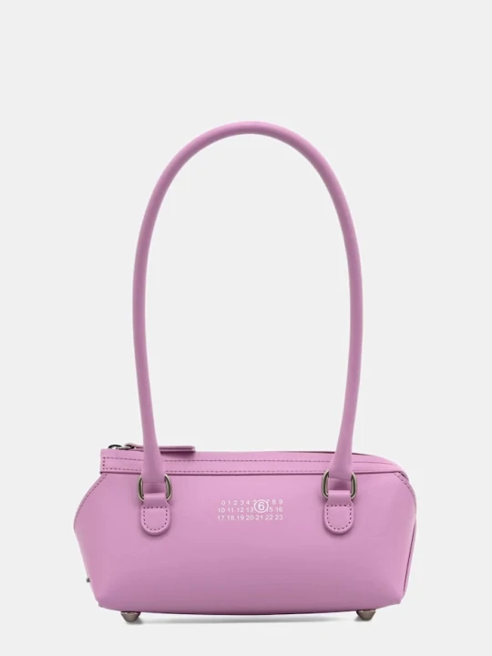 Zdjęcie produktu MM6 Maison Margiela torebka bagietka damska skórzana różowy