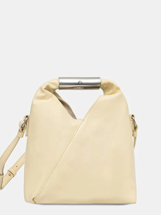 Zdjęcie produktu MM6 Maison Margiela torebka crossbody damska skórzana beżowy