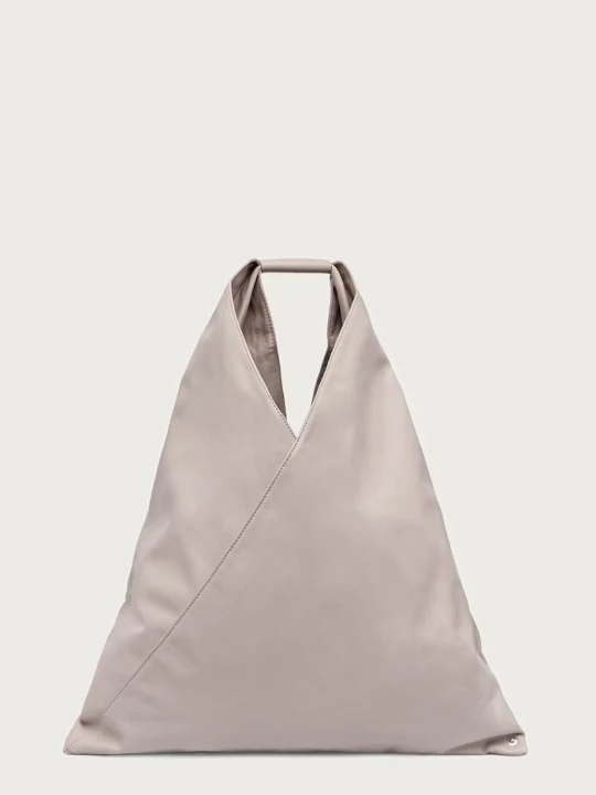 Zdjęcie produktu MM6 Maison Margiela torebka shopper damska skórzana beżowy