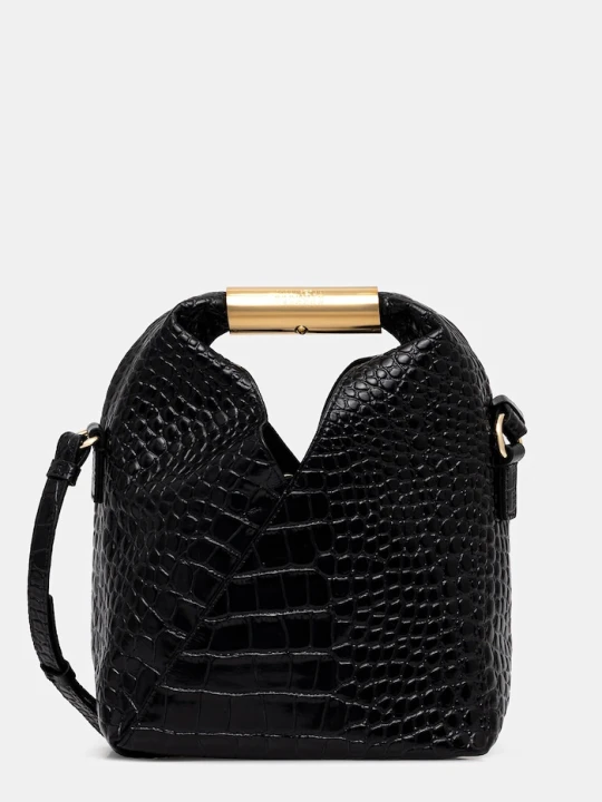 Zdjęcie produktu MM6 Maison Margiela torebka skórzana czarny