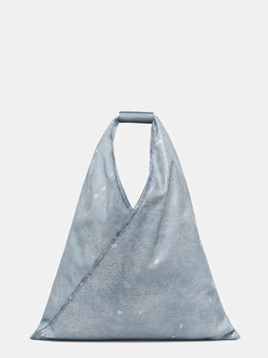 Zdjęcie produktu MM6 Maison Margiela torebka tote damska z imitacji skóry niebieski