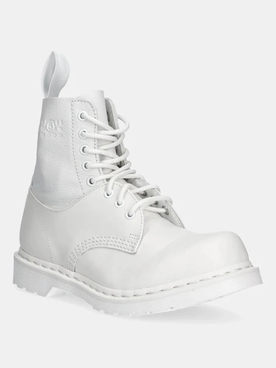 Zdjęcie produktu MM6 Maison Margiela MM6 x Dr. Martens workery skórzane biały