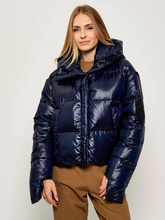 Zdjęcie produktu MMC Puchowa kurtka 2w1 Rafo | Cropped Fit granatowy