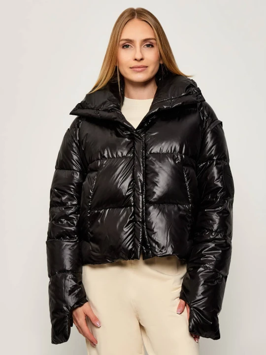 Zdjęcie produktu MMC Puchowa kurtka 2w1 Rafo | Cropped Fit czarny