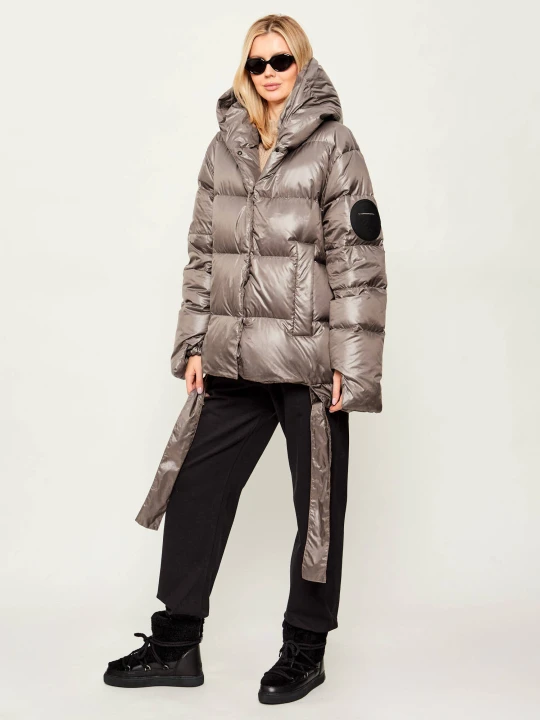 Zdjęcie produktu MMC Puchowa kurtka Jesso | Oversize fit brązowy