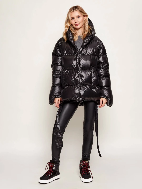 Zdjęcie produktu MMC Puchowa kurtka JESSO | Oversize fit czarny
