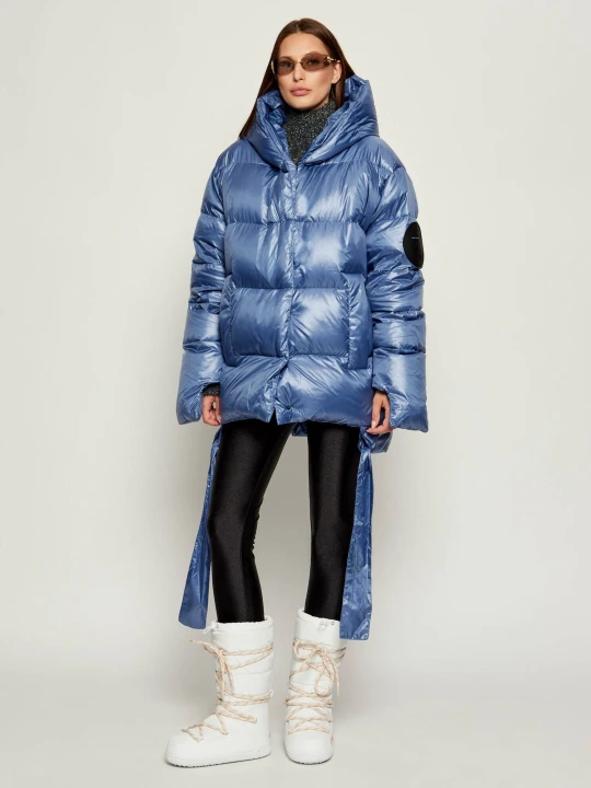 Zdjęcie produktu MMC Puchowa kurtka JESSO | Oversize fit niebieski