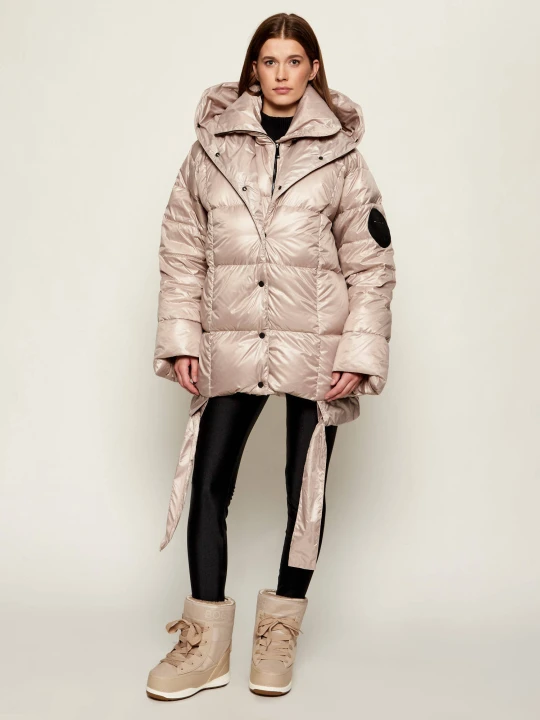Zdjęcie produktu MMC Puchowa kurtka OLORO | Oversize fit beżowy