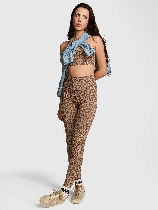 Zdjęcie produktu Modelujące legginsy bezszwowe Victoria's Secret Brązowy