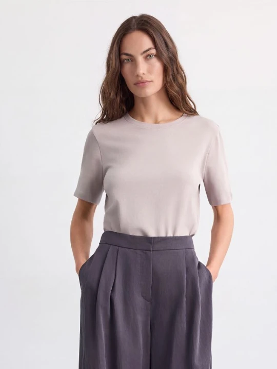 Zdjęcie produktu Mohito - Bawełniany t-shirt - szary