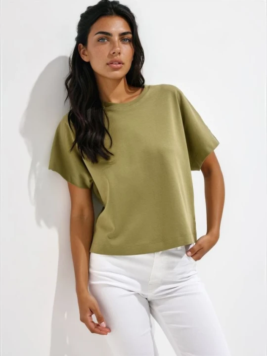 Zdjęcie produktu Mohito - Bawełniany t-shirt - zielony