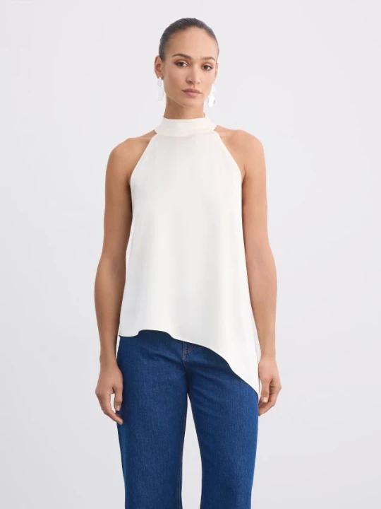 Zdjęcie produktu Mohito - Bluzka ze stójką - kremowy