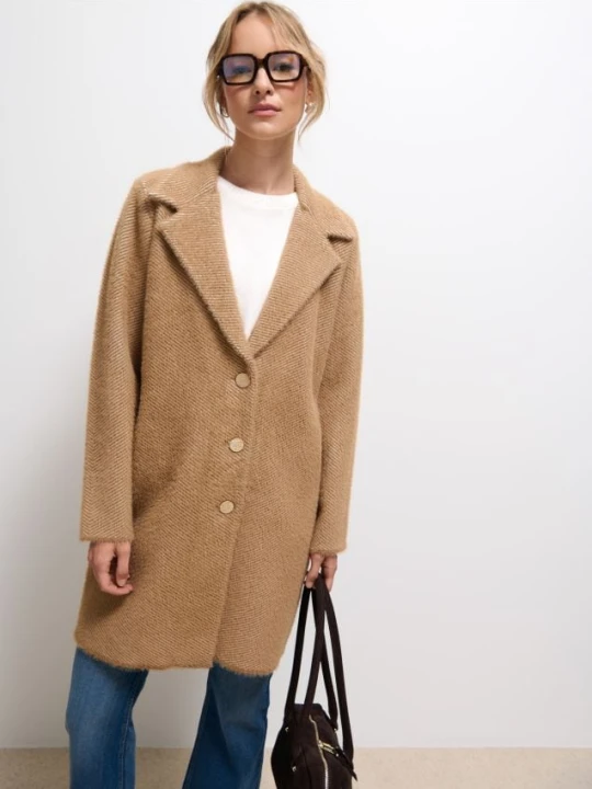 Zdjęcie produktu Mohito - Brązowy kardigan oversize - beżowy
