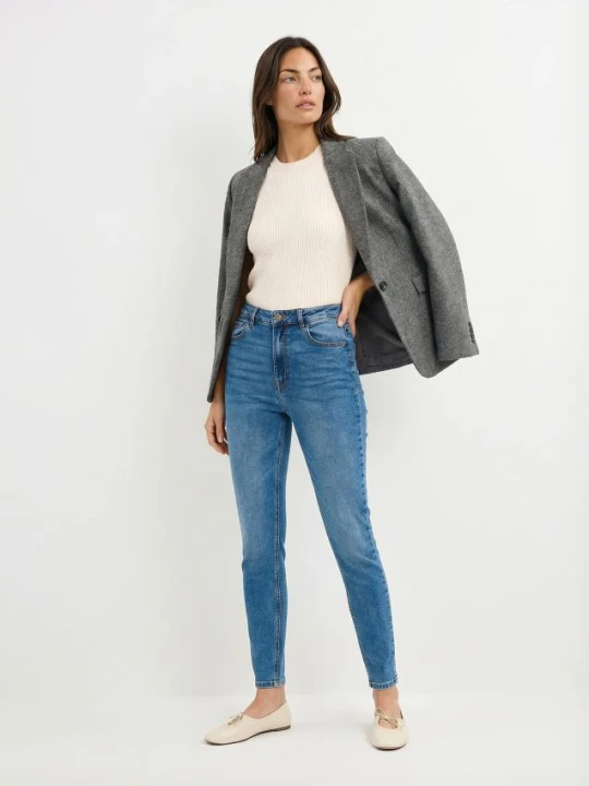 Zdjęcie produktu Mohito - Jeansy skinny petite - niebieski