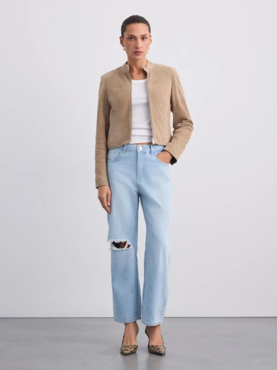 Zdjęcie produktu Mohito - Jeansy wide leg - niebieski