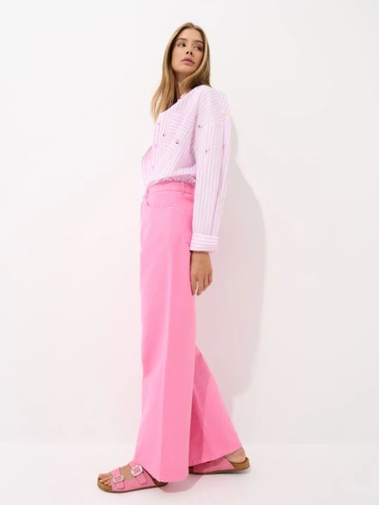 Zdjęcie produktu Mohito - Jeansy wide leg - różowy