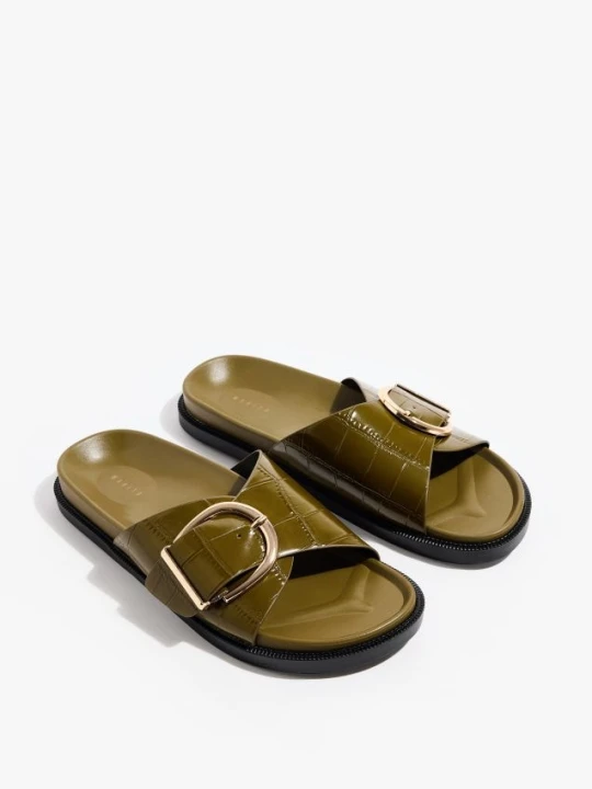 Zdjęcie produktu Mohito - Klapki z klamrą - oliwkowy