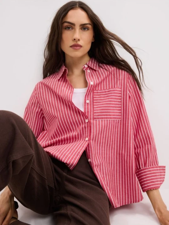 Zdjęcie produktu Mohito - Koszula oversize - czerwony