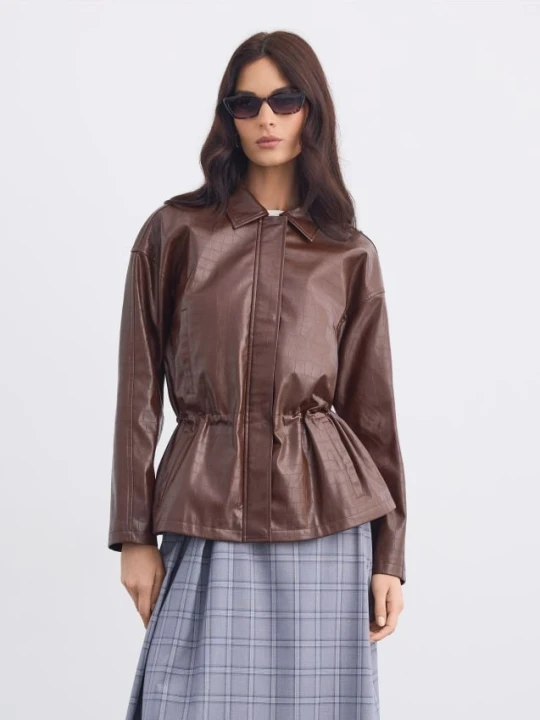 Zdjęcie produktu Mohito - Kurtka oversize - ciemnobrązowy
