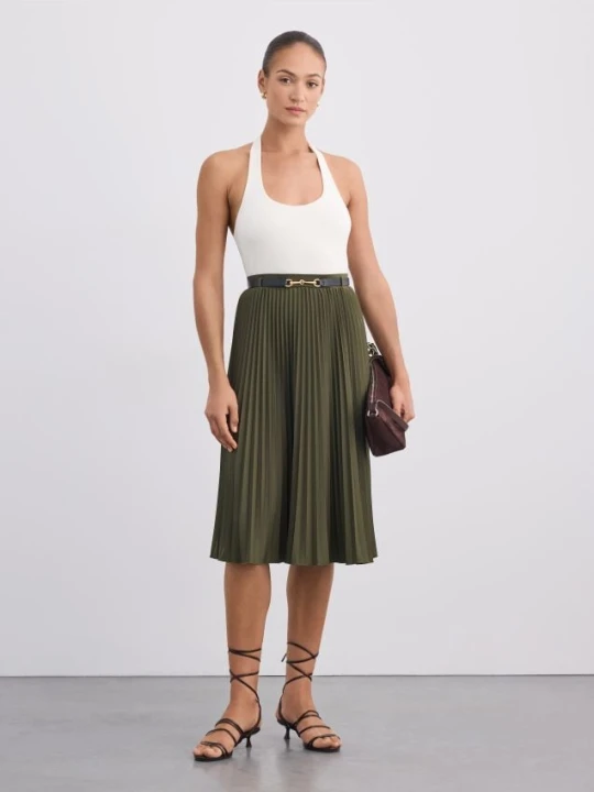 Zdjęcie produktu Mohito - Plisowana spódnica midi - khaki