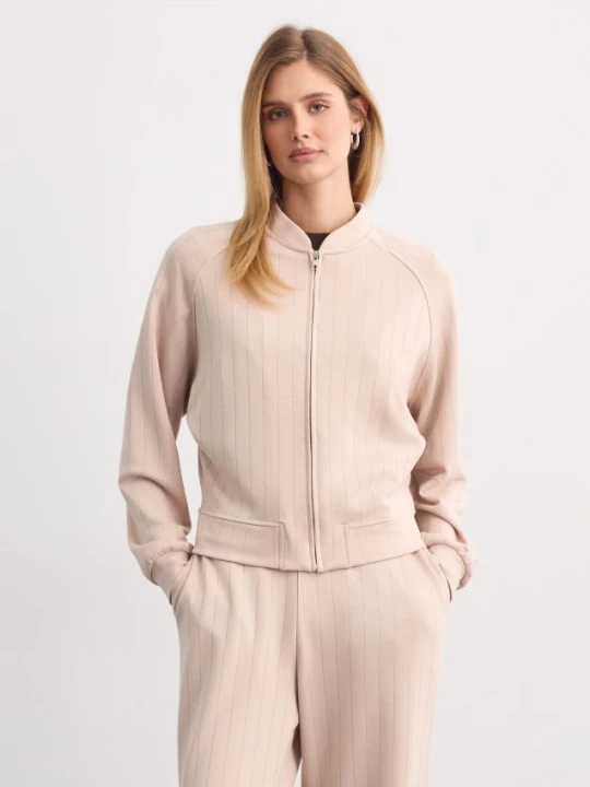 Zdjęcie produktu Mohito - Rozpinana bluza ze stójką - beżowy