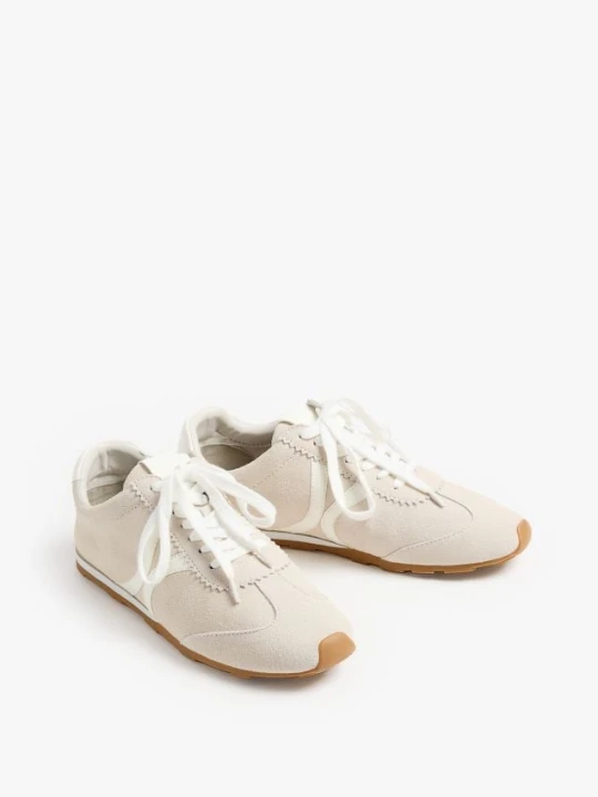 Zdjęcie produktu Mohito - Skórzane sneakersy - beżowy