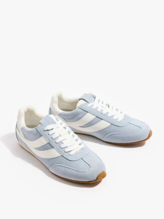 Zdjęcie produktu Mohito - Skórzane sneakersy - błękitny