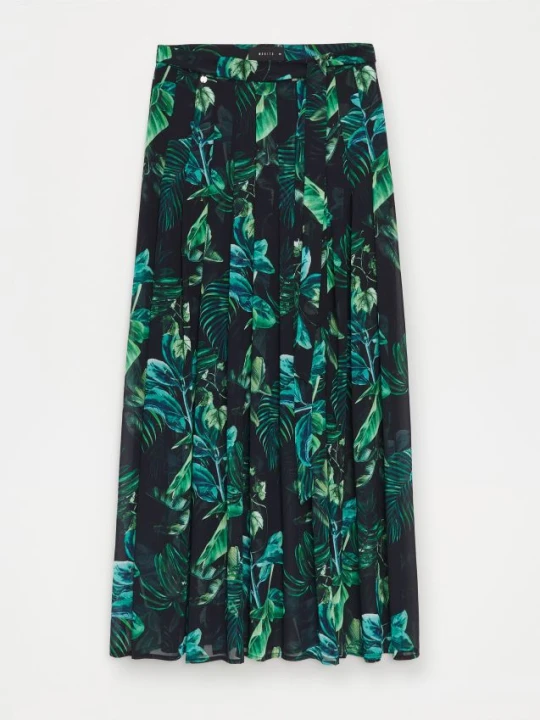 Zdjęcie produktu Mohito - Spódnica maxi w roślinny print - zielony