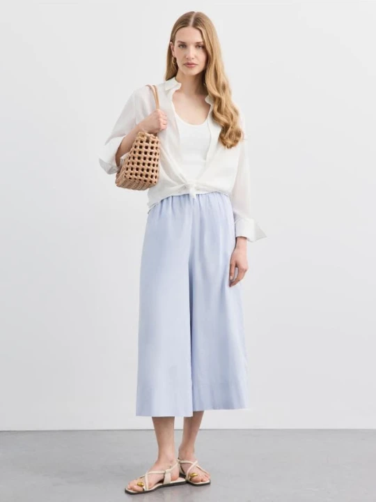 Zdjęcie produktu Mohito - Spodnie culotte - błękitny