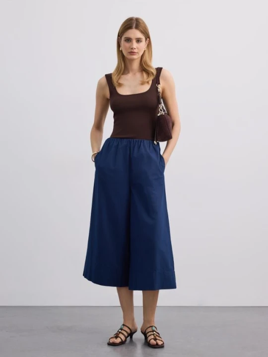 Zdjęcie produktu Mohito - Spodnie culotte - granatowy
