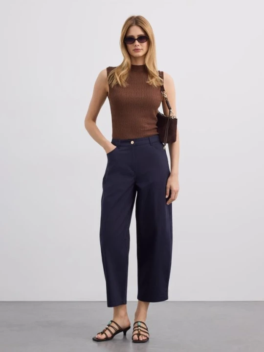 Zdjęcie produktu Mohito - Spodnie slouchy - granatowy