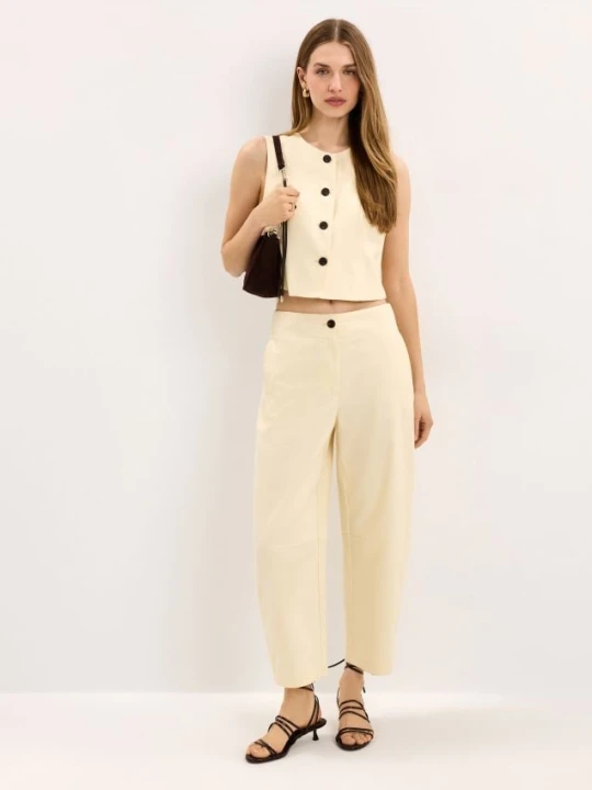Zdjęcie produktu Mohito - Spodnie slouchy - żółty