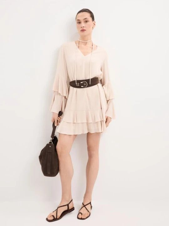 Zdjęcie produktu Mohito - Sukienka mini w stylu boho - beżowy