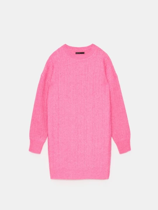 Zdjęcie produktu Mohito - Swetrowa sukienka mini oversize - różowy
