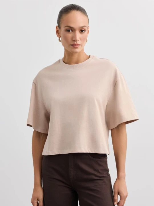 Zdjęcie produktu Mohito - T-shirt z krótkim rękawem - beżowy