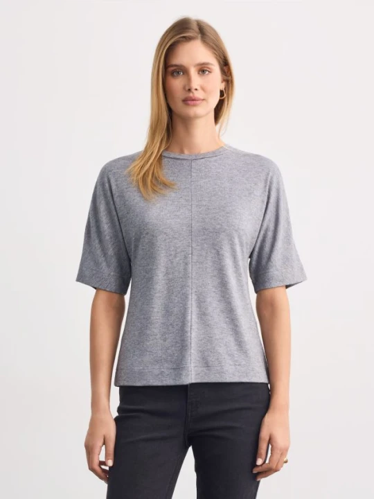 Zdjęcie produktu Mohito - T-shirt z taliowaniem - szary