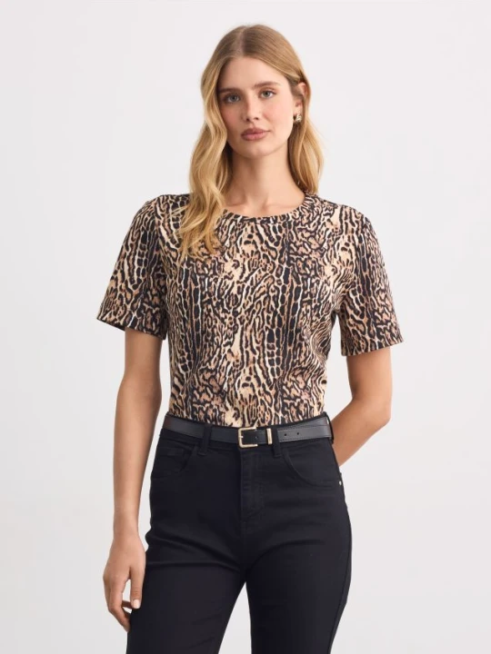 Zdjęcie produktu Mohito - T-shirt z motywem zwierzęcym - wielobarwny
