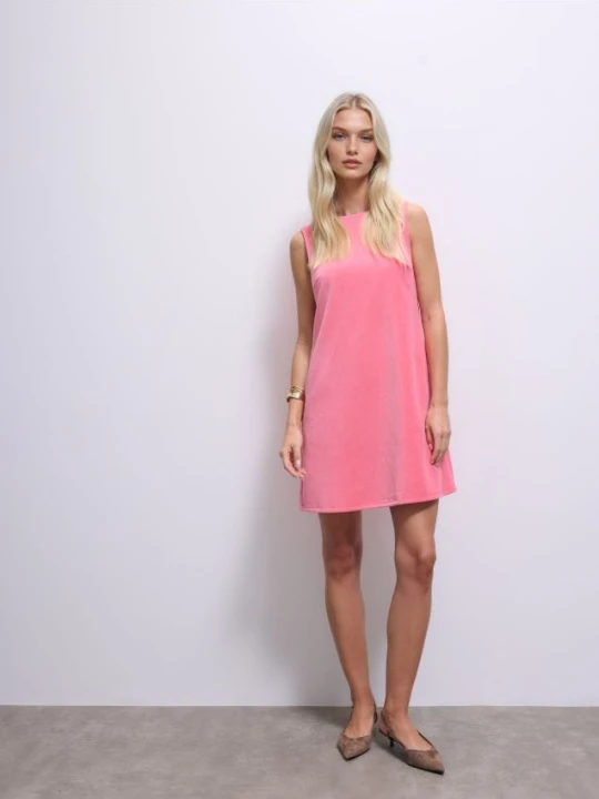 Zdjęcie produktu Mohito - Trapezowa sukienka mini - mocny różowy