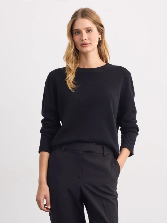 Zdjęcie produktu Mohito - Wełniany sweter basic - czarny