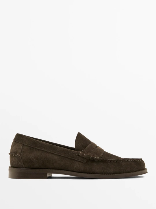 Zdjęcie produktu Mokasyny Antifaz - Brązowy - Massimo Dutti - Male