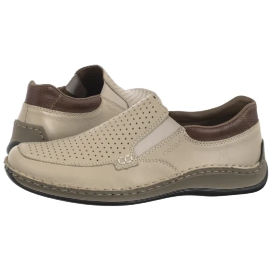 Zdjęcie produktu Mokasyny Beżowe 05293-60 Beige (RI244-a) Rieker