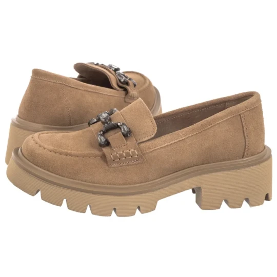 Zdjęcie produktu Mokasyny Beżowe DP6475 / 24 BE (FO113-a) Filippo