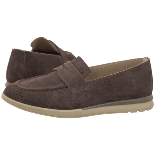 Zdjęcie produktu Mokasyny Brązowe DP7663 / 26 D BR (FO231-a) Filippo