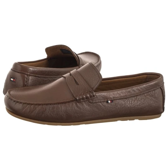 Zdjęcie produktu Mokasyny Casual Hilfiger Leather Driver Winter Cognac FM0FM04999 GVI (TH1034-a) Tommy Hilfiger