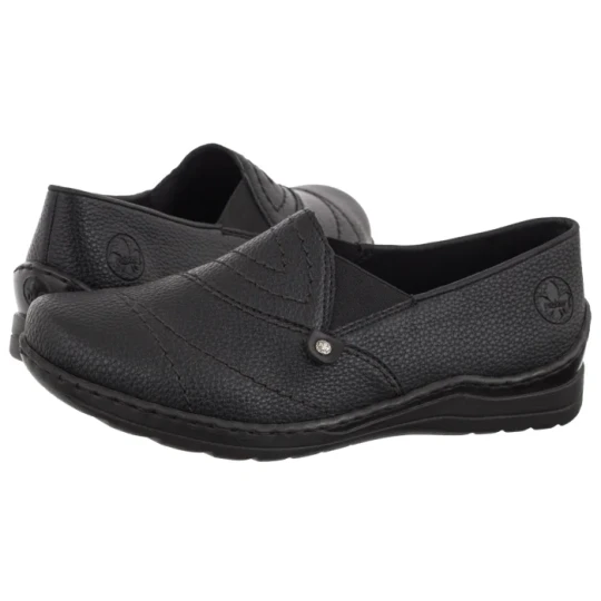 Zdjęcie produktu Mokasyny Czarne 48961-02 Black (RI424-a) Rieker