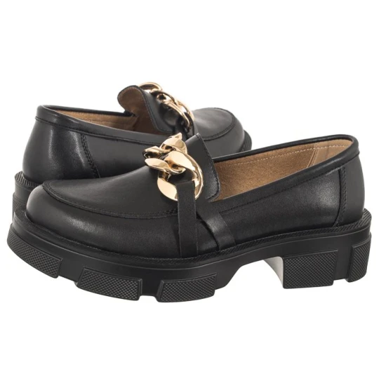 Zdjęcie produktu Mokasyny Czarne DP3221 / 23 BK (FO9-c) Filippo