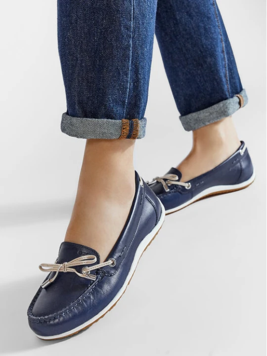 Zdjęcie produktu Mokasyny Geox D Vega Moc B D92DNB 043BC C4EA5 Granatowy