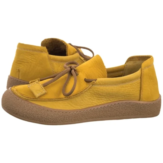 Zdjęcie produktu Mokasyny Hakija Mustard Nubuck (NP89-b) Nepeke